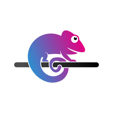 Chameleon Logo Template Design