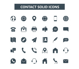 Contact glyph mini icons. 24x24 grid. Pixel Perfect