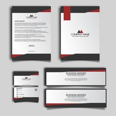 stationary with blue red black