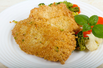 Chicken with sesame seeds