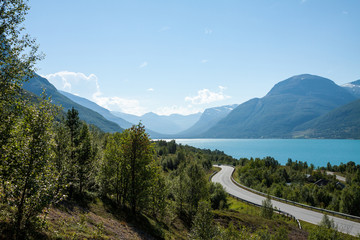 Norwegian fjord.