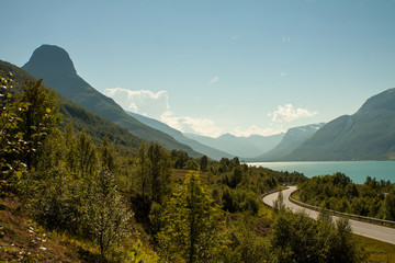 Norwegian fjord.