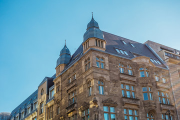typical old marble complex with small tower