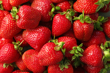 Delicious ripe strawberry, closeup