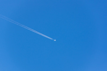Airplane in the sky
