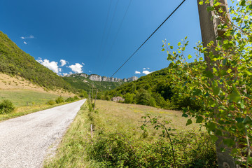 Impressive mountain formations and the Vercors Regional Park