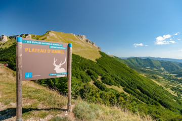 le Col de la Bataille et le plateau d'Ambel ( Vercors),  France