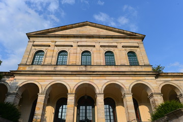 Fototapeta na wymiar Kursaal im Staatsbad Brückenau Bayern 