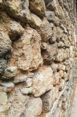ancient stone wall