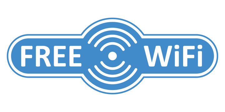 Free Wifi Logo Zone – Stock Vector