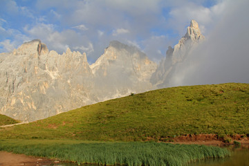 cima Burelloni, Vezzana e Cimon de la Pala dal Passo Costazza