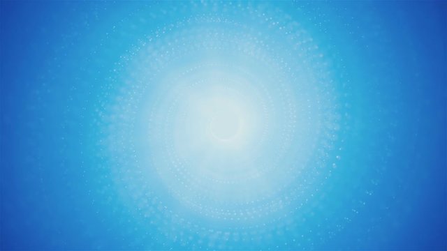 Sky Blue Animated Spiral Particles - Seamlessly Looping Background