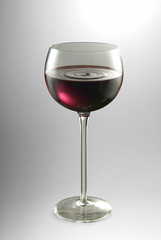 glass of red wine