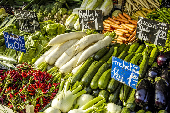 Gem&uuml;se am Markt, &Ouml;sterreich, Wien, 5. Bezirk, Naschmarkt