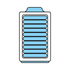 Battery icon energy power and technology theme Isolated design Vector illustration