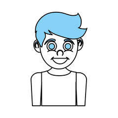 Boy cartoon icon Kid childhood little and people theme Isolated design Vector illustration