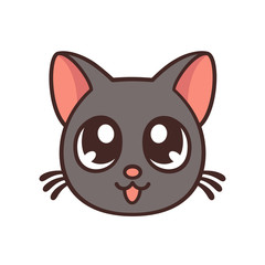 Cute anime cat