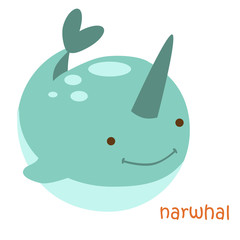 animals set - narwhal © Visual Content