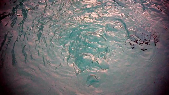 Pool Water Ripples Closeup