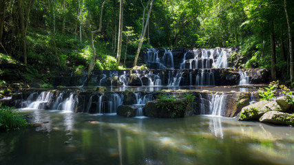 Sam Lan waterfalls, Khao Sam Lan National Park, Saraburi province Thailand