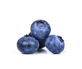 Blueberry isolated on the white background