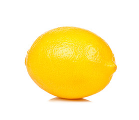 Lemon fruit isolated on the white background