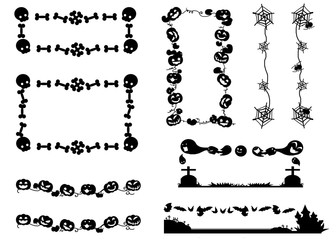 Fototapeta premium Moldura de dia das bruxas