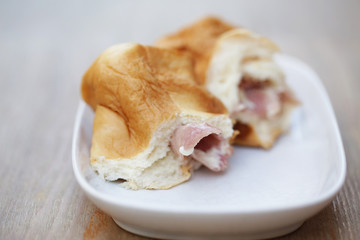 Bread ham cheese