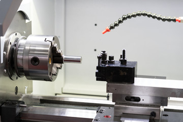 machining automotive part by cnc turning machine
