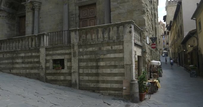 Corso Italia street. Arezzo, Tuscany (Italy)
