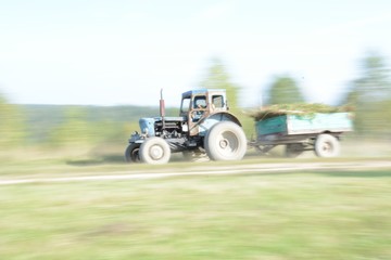 Fototapeta premium tractor, трактор