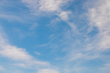 Obraz premium Blue sky background with cloud.