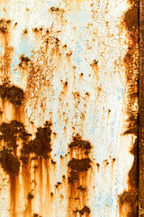 Abstract background of rusty metal gate