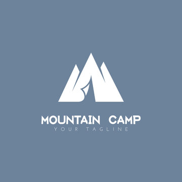 Mountain camp logo