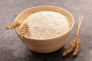 bowl of flour
