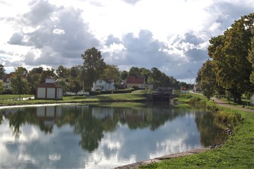 Fototapeta na wymiar Göta kanal, Bergs slussar