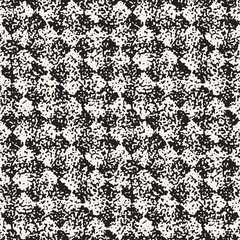 Abstract noisy textured geometric shapes background. Vector seamless vintage pattern.