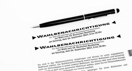 Wahlbenachrichtigung