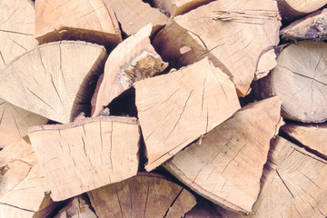 background texture pinned logs logs of beech, oak, aspen, alder are stacked and prepared for winter close-up under the background or inscription