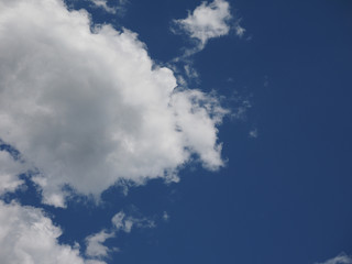 blue sky with clouds background