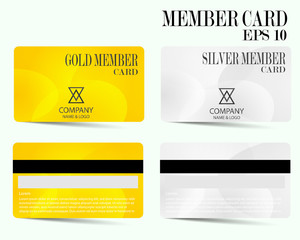 member card, business VIP card, design for privilege member,vector