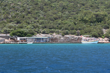 Karaada Island in Aegean Sea, Bodrum, Turkey