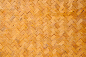 Bamboo weave pattern background.