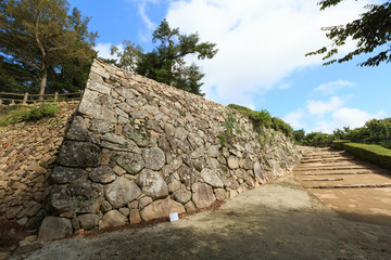 備中松山城 石垣 -天守が残る日本で唯一の山城-