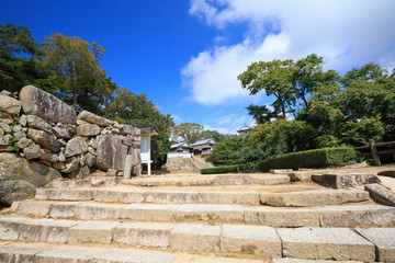 Fototapeta na wymiar 備中松山城 -天守が残る日本で唯一の山城-