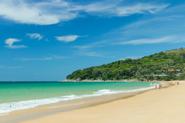 Obraz na płótnie Canvas Naithon beach on Phuket island, Thailand