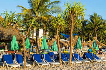 Summer holidays beach background