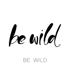 Fototapeta premium be wild template