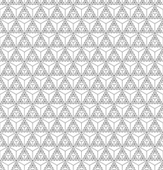 Abstract geometric cube seamless pattern. Simple minimalistic graphic design background, fabric ornament. Vector illustration