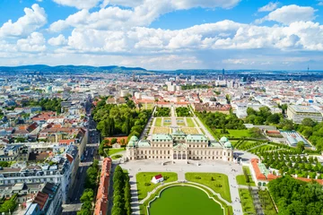 Foto op Canvas Paleis Belvedere in Wenen © saiko3p